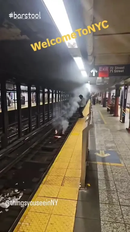 Welcome to New York Subway Fire