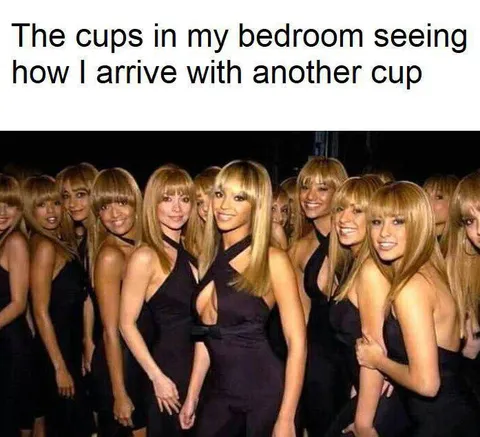 Cups Seeing Another Cup