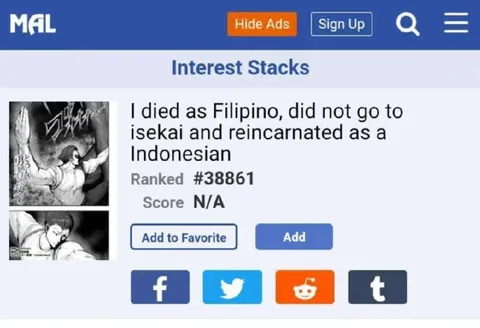 Filipino Reincarnated as Indonesian