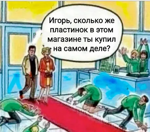 Сколько пластинок купил Игорь