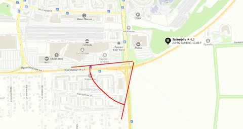 Падение бомб на Пригородный