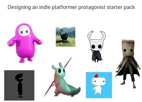 Indie Platformer Protagonist Starter Pack