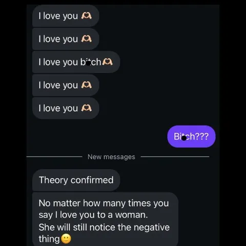She Notices the Negative Thing