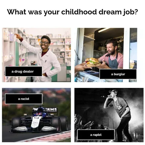 Childhood Dream Job Choices