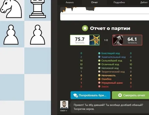 Шахматный теоретик херов