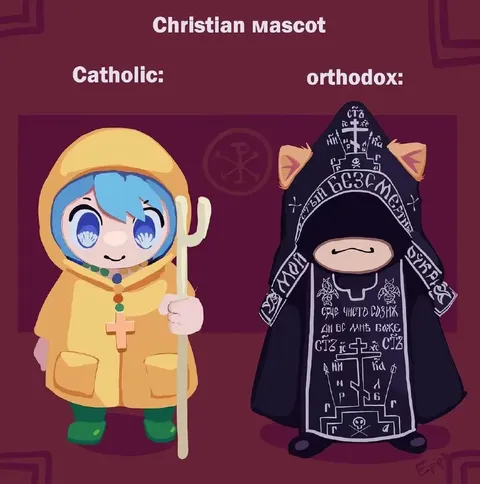 Catholic and Orthodox Christian Mascots