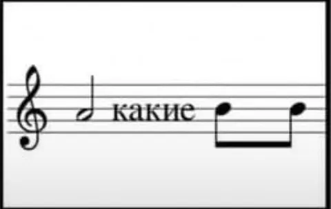 Какие ноты?