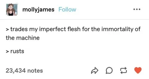 Trades Flesh for Immortality