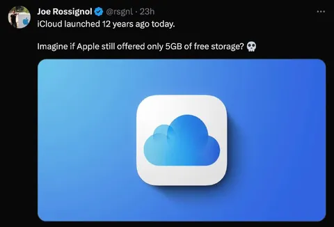 Apple Only Offers 5GB
