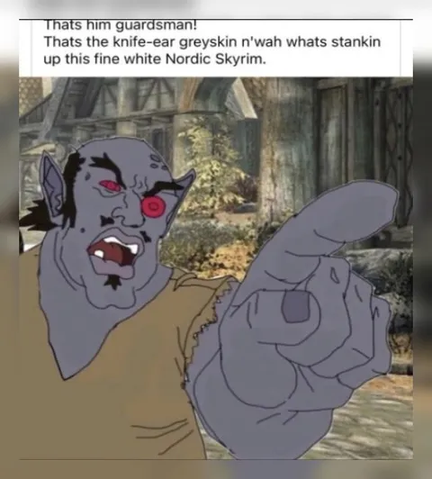 Knife-Ear Greyskin in Skyrim