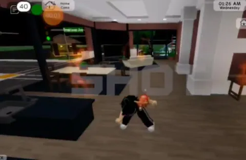 Танец в горящем доме Roblox