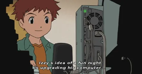 Izzy Upgrades His Computer