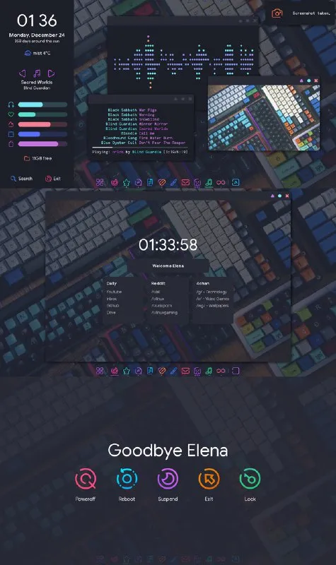 Erotic Arch Linux Desktop UIs