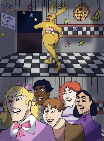 Yellow Rabbit Performs for the Crowd
