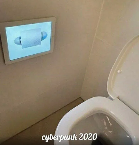 Cyberpunk 2020 Toilet Paper