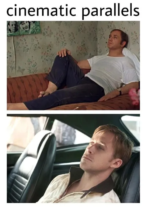 Cinematic Parallels Couch Pose