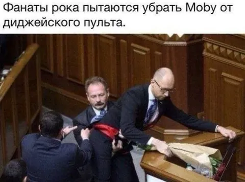 Фанаты рока убирают Moby