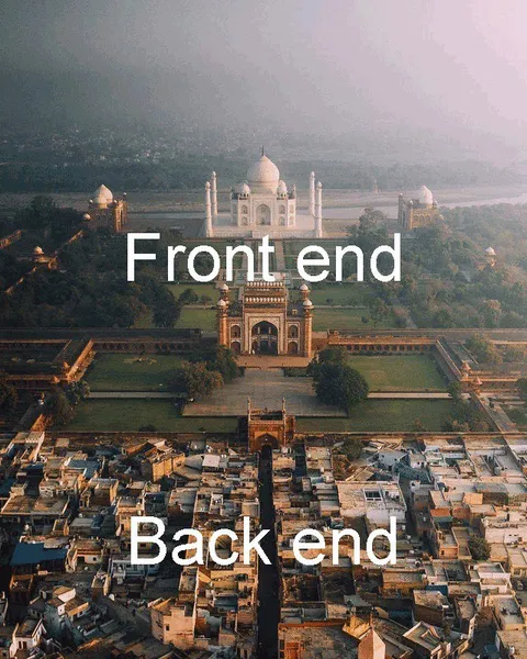 Taj Mahal Front End Back End