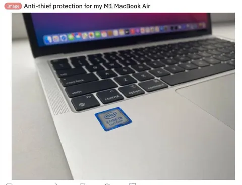 Intel Sticker Anti-Theft Protection