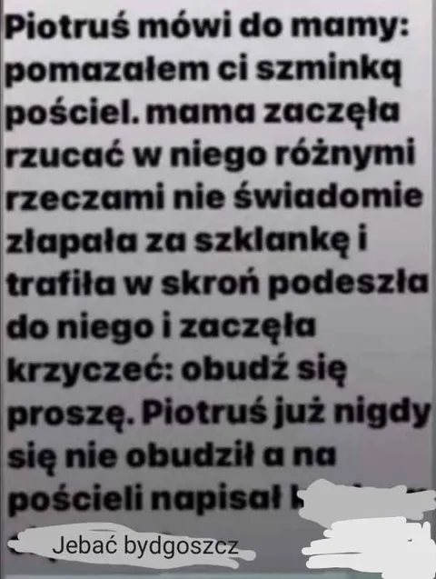 Piotruś i śmiertelna pobudka
