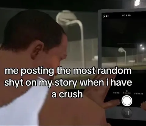 Random Story Post When Crushing