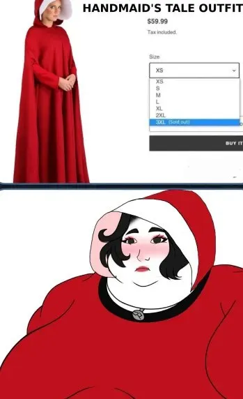 Handmaid’s Tale Plus-Size Outfit