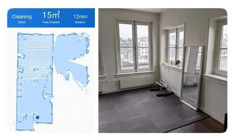 Robot Vacuum Cleaning 15 Square Meters