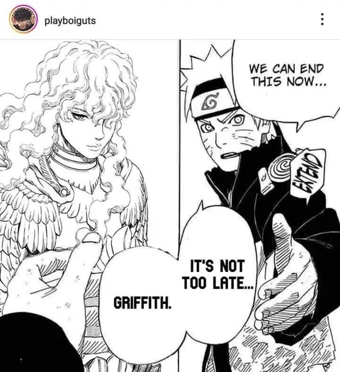 Naruto Confronts Griffith