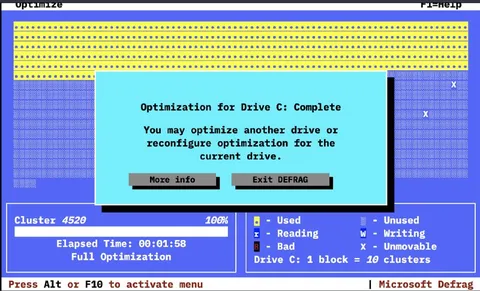 Drive C Optimization Complete