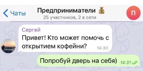Открытие кофейни на себя