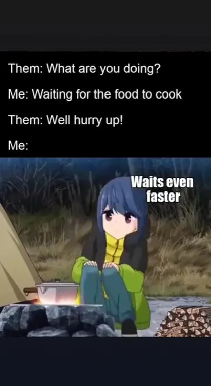 Waiting for Food to Cook