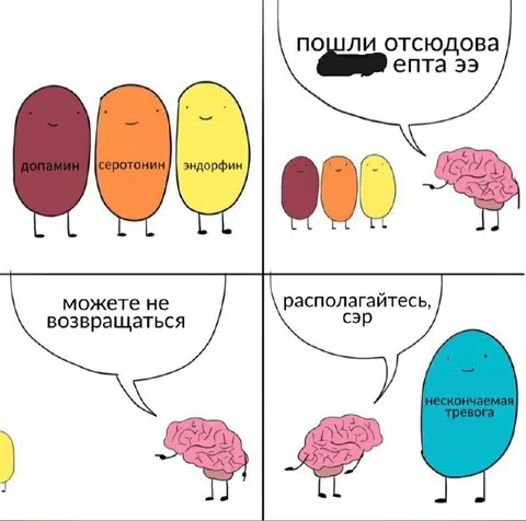 Нескончаемая тревога мозга