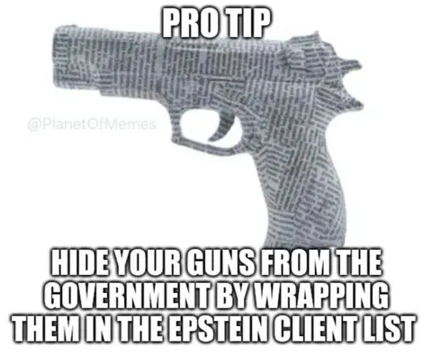 Hide Guns in Epstein Client List