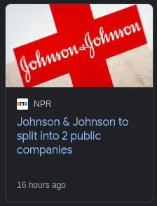 Johnson & Johnson Split Joke