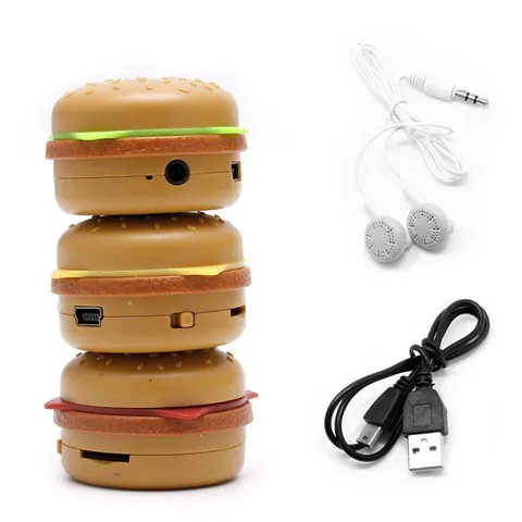 Бургер с наушниками и USB