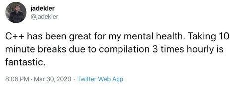 C++ Compilation Breaks