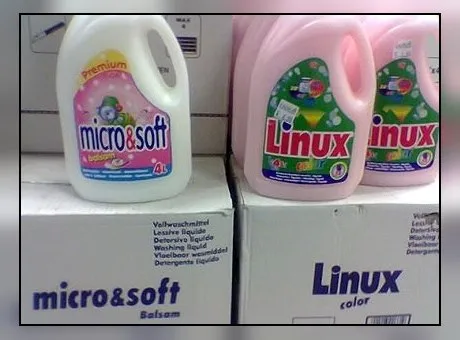 micro&soft versus Linux detergent