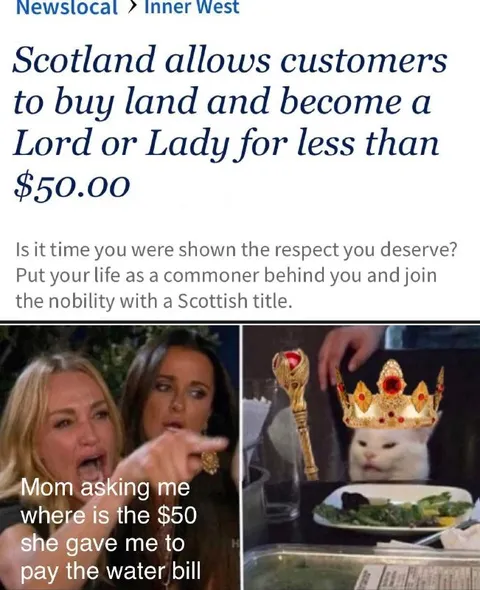 Scottish Lord for $50