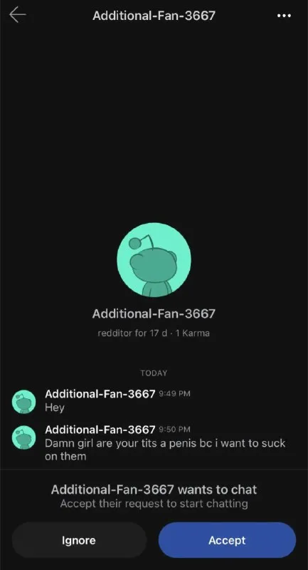 Reddit Chat Request Gone Wrong