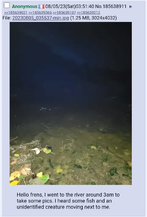 Creature Moving Beside the River