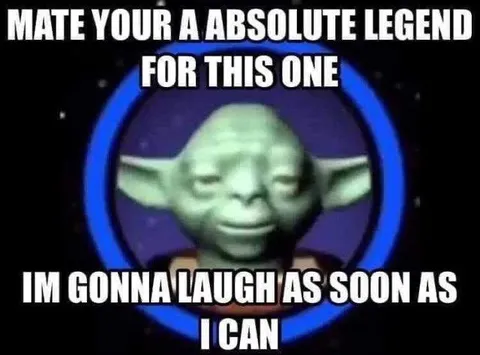 Yoda Laughing at Your Mistake