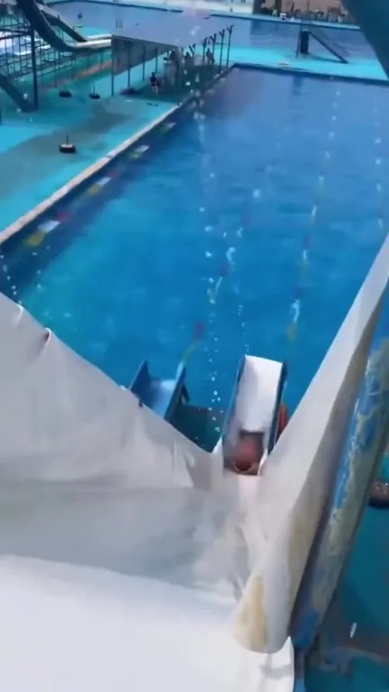 Water Slide Turns Into Comment Section