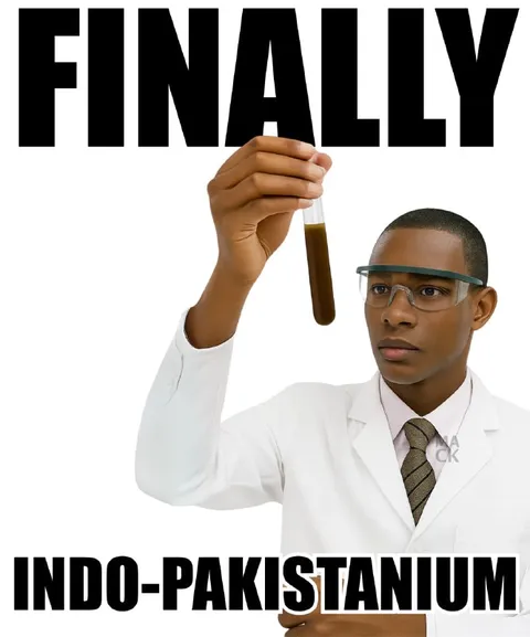 Finally Indo-Pakistanium