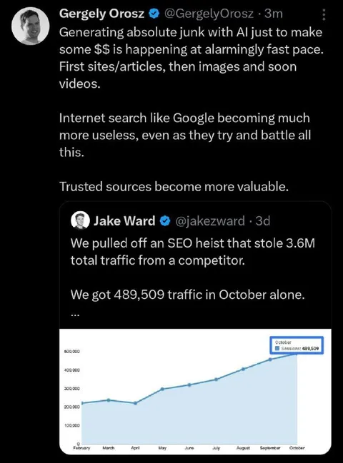 AI Junk Makes Search Useless