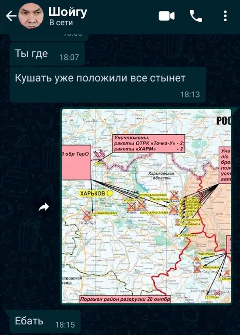 Шойгу потерялся по дороге к ужину