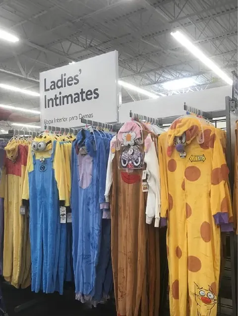 Ladies’ Intimates Costume Rack