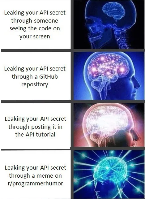 API Secret Leakage Galaxy Brain