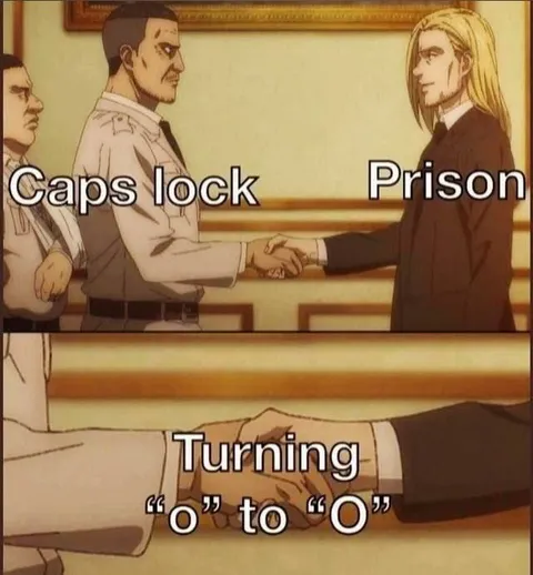 Caps Lock Prison