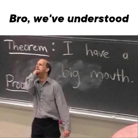 Bro, We've Understood