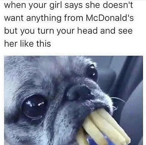 McDonald's Puppy Eyes